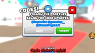 Animal Race invalid code issue (Image via Roblox)